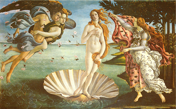 Aphrodite Botticello Sandro Florence 1500