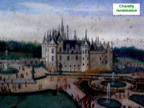 Chantilly chateau+gravure+Chantilly++CIMG1176+