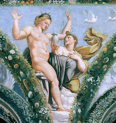 Psych;Aphrodite urne+Raphael+Farnsina+1518+rectifie+