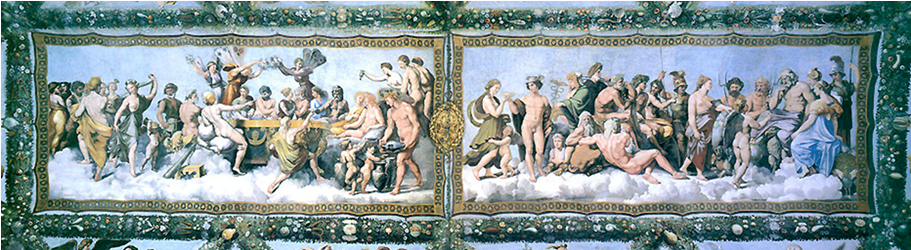 Plafond+Raphael+Farnsina+1518+recadre rectifie+