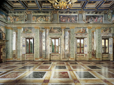 Salle Perspectives paroi Sud+Peduzzi+Rome Farnesina+Inconnu Date oeuvre+Inconnu Complment+