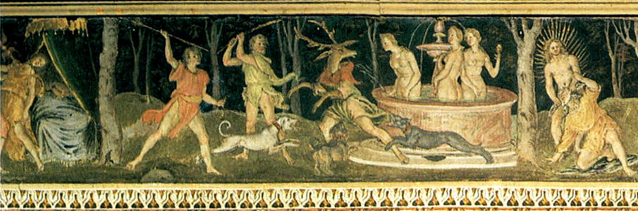 Diane bain;Actéon;Apollon;Midas+Peruzzi+Farnésina Parspectives+1510+