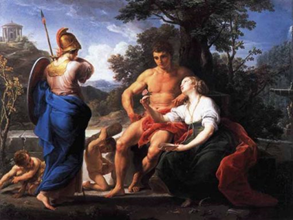 Hercule Choix;Vice;Vertu+Batoni Pompeo+Turin Sabauda+1742+