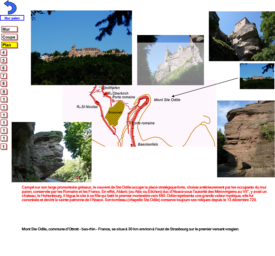 Mur paien 5 red,S 140 - 160 Ste Odile red vignette,S 140 - 160 Ste Odile red,S 170 - Ouest red,S170 ste odile ouest red,S150 ste odile red,S160 anges red