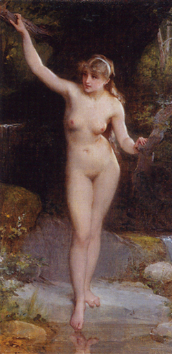 baigneuse_the_bather 2+Munier+private+Inconnu Date oeuvre+Inconnu Complment+