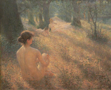 Nymphes des bois clairire ensoleille+Fleischer Max+Inconnu Muse Lieu+1898+Inconnu Complment+