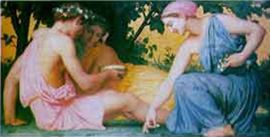 Nymphes des bois desencadr+Bouguereau+++