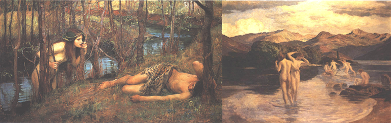 Naiade++Waterhouse++L11087+,Naiades+mnard++1922+L5884+