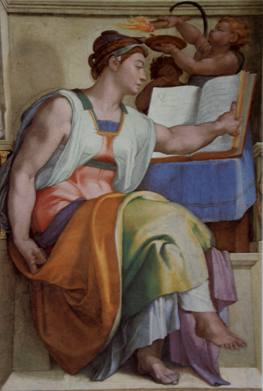 Sibylle Erythrée - Michel Ange - Vatican Sixtine - 1512 - BK0625 - CIMG6219