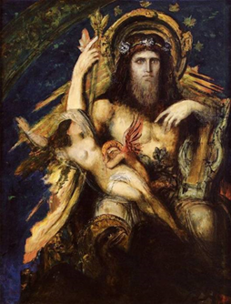 Jupiter;Semele+Moreau Gustave+++L565+