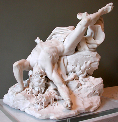 Titan foudroy Dumont Louvre 1712