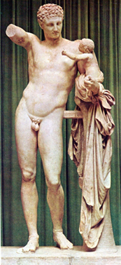 Herms Praxitle Olympie -350