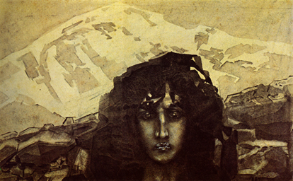 Thanatos vroubel 1890