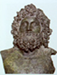 Serapis bronze romain Londres British red