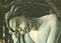Zphyr - Printemps Botticelli Sandro Zphyr et Chloris dtail Florence 1500