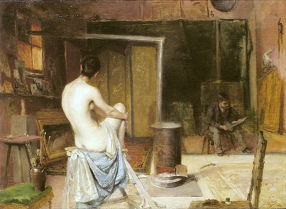 Galate+Malhoa Jos atelier de artiste+Inconnu Muse Lieu+1890+Inconnu Complment+