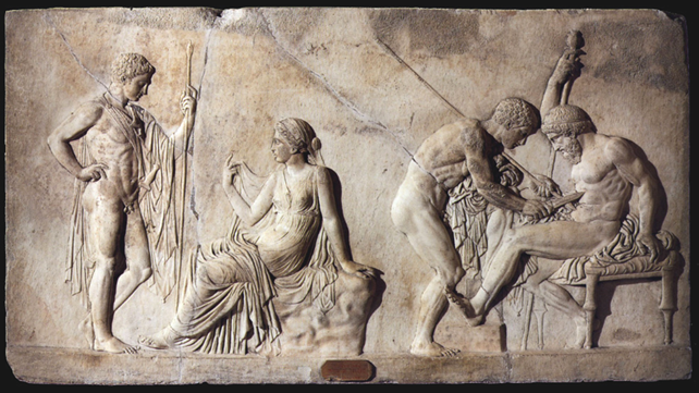 Achille consulte;Delphes oracle;Achille soigne;Tlphe+Herculanum tlphe+Naples arch+-I+