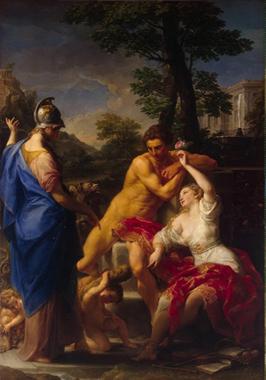 Hercule Choix;Vice;Vertu2+Batoni Pompeo+Hermitage+1742+
