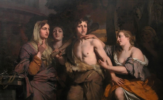 Hercule entre;Vice;Vertu+Lairesse Grard de+Inconnu Muse Lieu+XVII+Inconnu Complment+