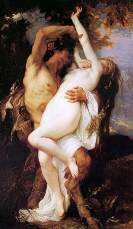 Nymphe;Satyre+Cabanel Alexandre+Inconnu Muse Lieu+1860+Inconnu Complment+