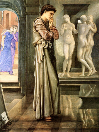 Pygmalion Burne-jones++1878+coeur dsire+