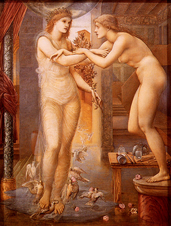 Pygmalion Burne-jones+++divinit embrase+