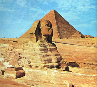 Giseh 1 Sphinx et Pyramide Chops